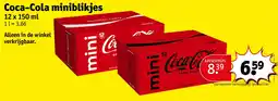 Kruidvat Coca-Cola miniblikjes aanbieding