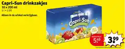 Kruidvat Capri-Sun drinkzakjes aanbieding