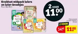Kruidvat Kruidvat midpack luiers en luier-broekjes aanbieding