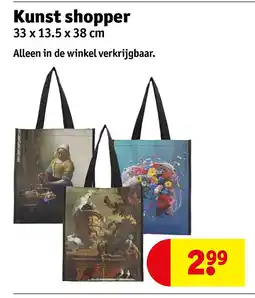 Kruidvat Kunst shopper aanbieding