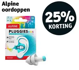 Kruidvat Alpine oordoppen aanbieding