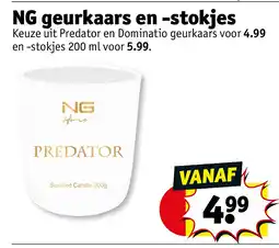 Kruidvat NG geurkaars en -stokjes aanbieding
