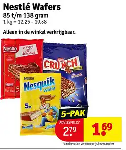 Kruidvat Nestlé Wafers aanbieding