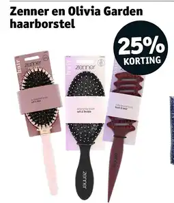 Kruidvat Zenner en Olivia Garden haarborstel aanbieding