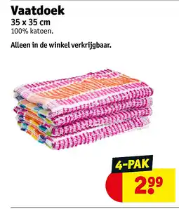 Kruidvat Vaatdoek aanbieding