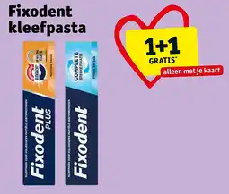 Kruidvat Fixodent kleefpasta aanbieding