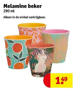 Kruidvat Melamine beker aanbieding