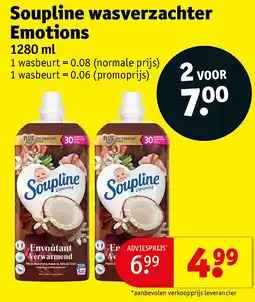 Kruidvat Soupline wasverzachter Emotions aanbieding