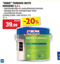 Hubo “HUBO” TUINHUIS BEITS DEKKEND 2,5 L aanbieding