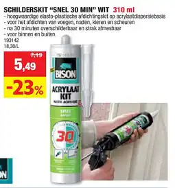 Hubo SCHILDERSKIT “SNEL 30 MIN” WIT 310 ml aanbieding