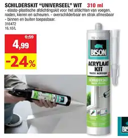 Hubo SCHILDERSKIT “UNIVERSEEL” WIT 310 ml aanbieding