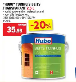 Hubo “HUBO” TUINHUIS BEITS TRANSPARANT 2,5 L aanbieding