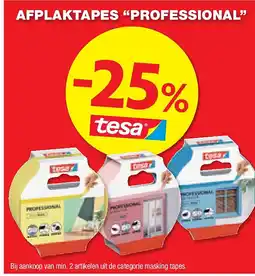 Hubo AFPLAKTAPES “PROFESSIONAL” aanbieding