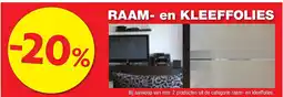 Hubo RAAM- en KLEEFFOLIES aanbieding