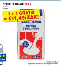 Hubo “HUBO” EGALISATIE 20 kg aanbieding