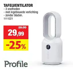 Hubo TAFELVENTILATOR aanbieding