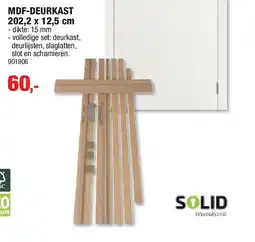 Hubo MDF-DEURKAST 202,2 x 12,5 cm aanbieding