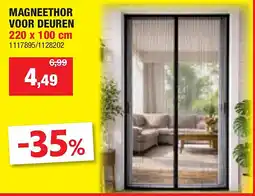 Hubo MAGNEETHOR VOOR DEUREN 220 x 100 cm aanbieding