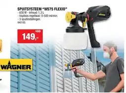 Hubo SPUITSYSTEEM “W575 FLEXIO” aanbieding