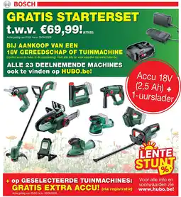 Hubo GRATIS STARTERSET aanbieding