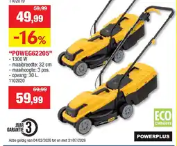 Hubo ELEKTRISCHE MAAIER “POWEG62205” aanbieding