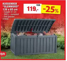 Hubo KUSSENBOX “GLENWOOD” 128 x 65 cm aanbieding