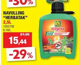 Hubo NAVULLING “HERBATAK” 2,5L aanbieding