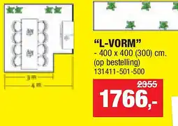 Hubo “L-VORM” aanbieding