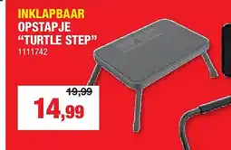 Hubo INKLAPBAAR OPSTAPJE “TURTLE STEP” aanbieding