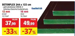 Hubo BETONPLEX 244 x 122 cm 12 mm aanbieding
