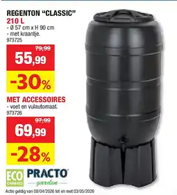 Hubo REGENTON “CLASSIC” 210 L aanbieding