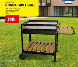 Hubo Garden Plus Corsica Party Grill barbecue aanbieding