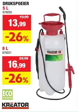 Hubo DRUKSPOEIER 5 L aanbieding