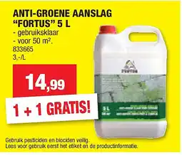 Hubo ANTI-GROENE AANSLAG “FORTUS” 5 L aanbieding