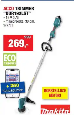 Hubo ACCU TRIMMER “DUR192LST” aanbieding
