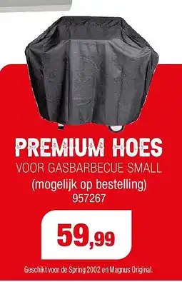 Hubo Barbecook Premium barbecuehoes gasbarbecue S 90x55x80 cm aanbieding