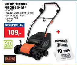 Hubo VERTICUTEERDER “BEOEP320-QS” aanbieding