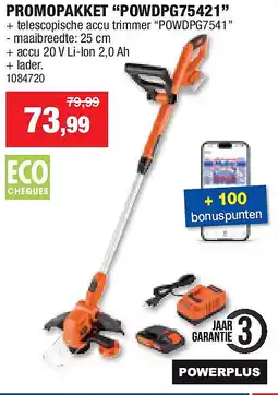 Hubo PROMOPAKKET “POWDPG75421” aanbieding