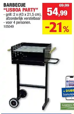 Hubo BARBECUE “LISBOA PARTY” aanbieding