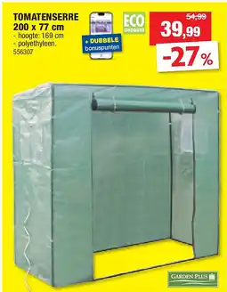 Hubo TOMATENSERRE 200 x 77 cm aanbieding