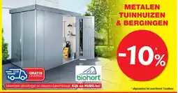 Hubo METALEN TUINHUIZEN & BERGINGEN aanbieding