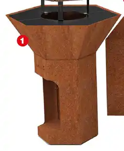 Hubo Barbecook Nestor Original barbecue cortenstaal aanbieding