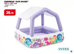 Hubo Intex Sun Shade kinderzwembad 157x157x122 cm aanbieding
