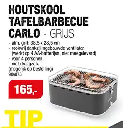 Hubo Barbecook Carlo Urban tafelbarbecue aanbieding