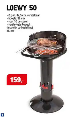 Hubo Barbecook Loewy 50 barbecue aanbieding