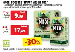 Hubo GROEI BOOSTER “HAPPY VEGGIE MIX” 2 kg aanbieding