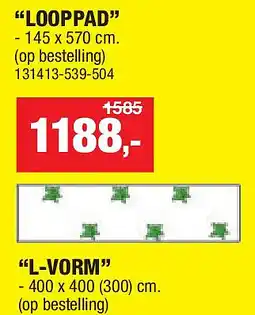 Hubo “LOOPPAD” aanbieding