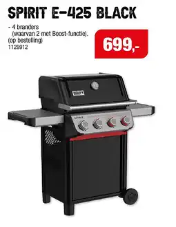 Hubo SPIRIT E-425 BLACK aanbieding
