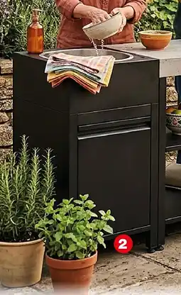 Hubo Barbecook Casa buitenkeuken module + spoelbak aanbieding