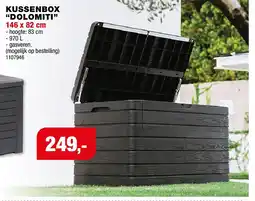 Hubo KUSSENBOX DOLOMITI 146 x 82 cm aanbieding